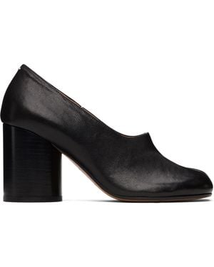 Maison Margiela Chaussures Décolletées À Talon Noires À Bout Tabi