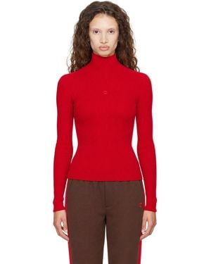 Coperni Seamless Turtleneck - Red