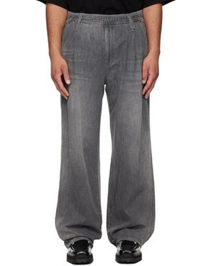WOOYOUNGMI Lightweight Banding Jeans - Black