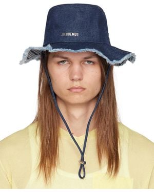 Jacquemus La Casaコレクション ネイビー Le Bob Artichaut バケットハット - ブルー