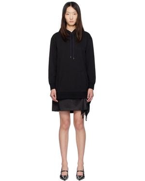 3.1 Phillip Lim Combo Hoodie & Minidress Set - Black