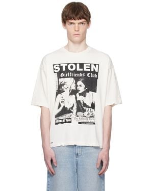 Stolen Girlfriends Club Off- Gig Poster T-Shirt - Black