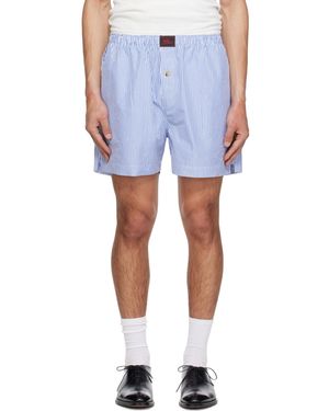 Willy Chavarria Willy Woven Boxer Shorts - Blue