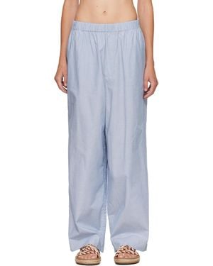 Baserange Claude Lounge Trousers - Blue