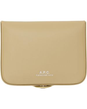 A.P.C. Josh Coin Pouch - Natural