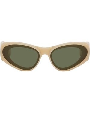 Loewe Front Lenses Cateye Sunglasses - Green