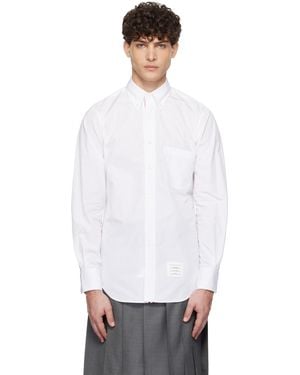 Thom Browne ホワイト クラシック シャツ