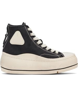 R13 Kurt High Top Trainers - Blue