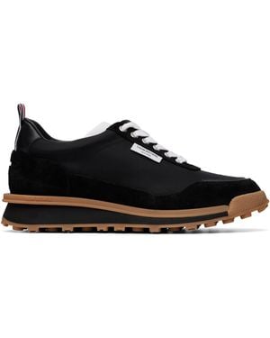 Thom Browne Tech Nylon Alumni Sneakers - Black