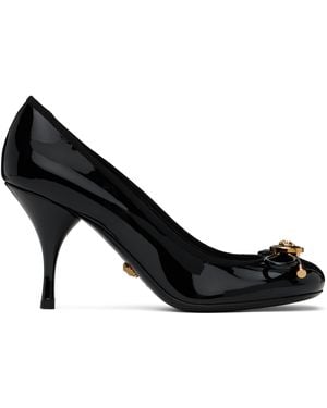 Versace ブラック Opera Bow 85Mm パテント ヒール