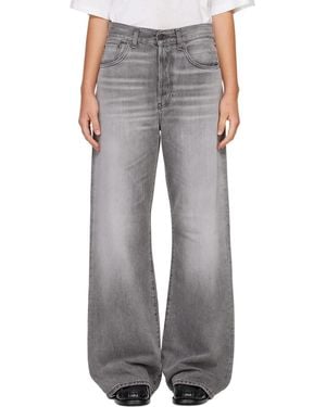 Acne Studios Jean 2021F Gris À Coupe Classique