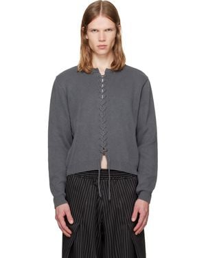 AV VATTEV Viper Cardigan - Grey