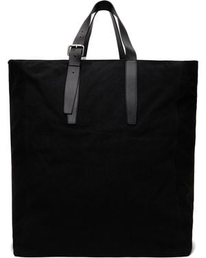 Dries Van Noten Large Canvas Tote - Black