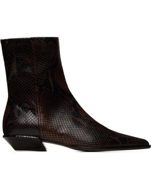 Paris Texas Bettina 25 Ankle Boots - Brown