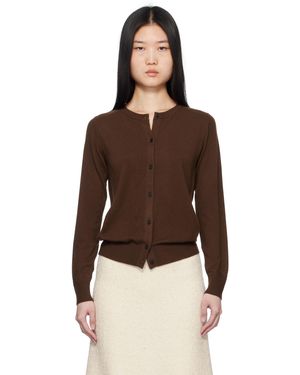 arch4 Cardigan Nappa Brun - Marron