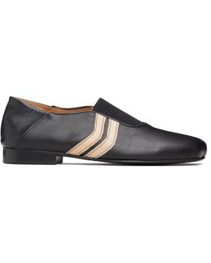 Egonlab 2 Straps Ballerina Loafers - Black