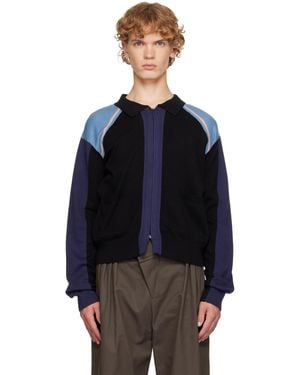 Kiko Kostadinov Munno Knit Cardigan - Blue