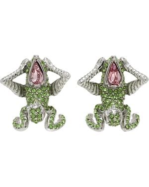 Collina Strada Mantis Earrings - Green