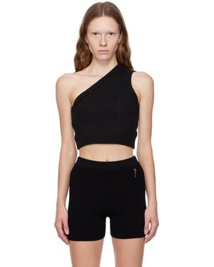 Jacquemus Black Le Papier 'la Maille Ascu' Tank Top