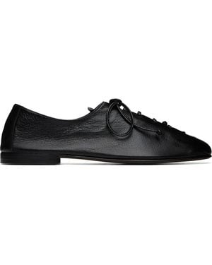 Hereu Plegada Supple Shiny Loafers - Black
