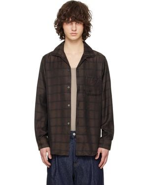 Needles Italian Collar Shirt - Black