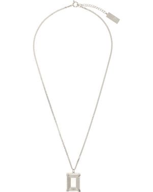 MM6 by Maison Margiela Unexisting Stone Necklace - Metallic