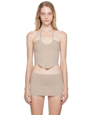 BINYA Camisole Taupe Exclusive À Ssense - Neutre