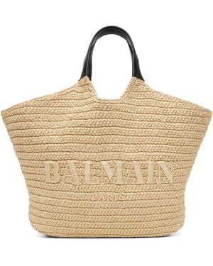 Balmain Crochet Tote - Metallic