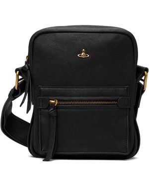 Vivienne Westwood Small Jackson Crossbody Satchel - Black