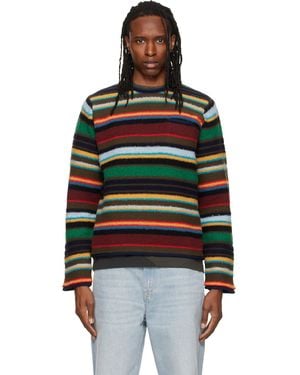 Sacai Mix Knit Jumper - Black
