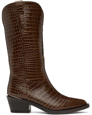Partow Bottes Meghan Brunes - Marron
