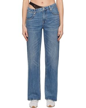 Alexander Wang ブルー Pre-Styled デニム ミニスカート ブルー