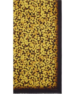 Dries Van Noten Printed Satin Scarf - Metallic