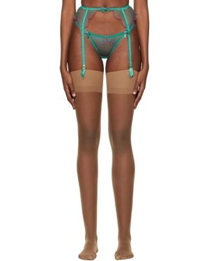 Agent Provocateur Lorna Garter Belt - Black