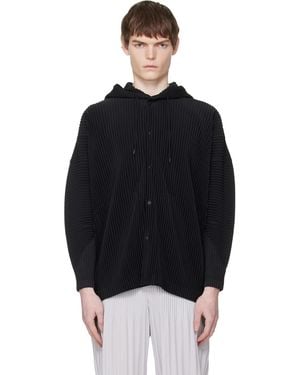 Homme Plissé Issey Miyake Monthly Colours February Hoodie - Black