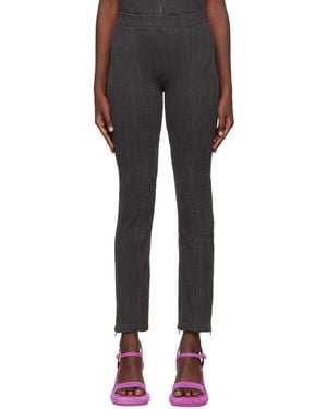 Eckhaus Latta Sliced Trousers - Black