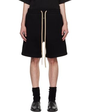 Fear Of God ブラック フリース リラックス ショートパンツ