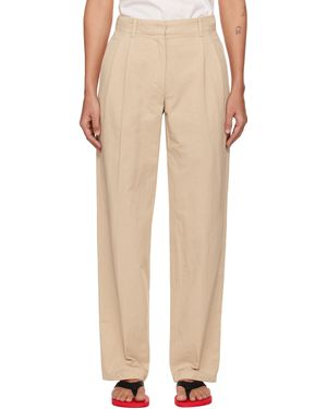 The Row Pantalon Lilas - Neutre
