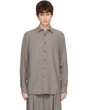 SOSHIOTSUKI Manica Camicia Dress Shirt - Grey