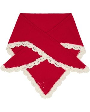Sandy Liang Peck Bonnet - Red