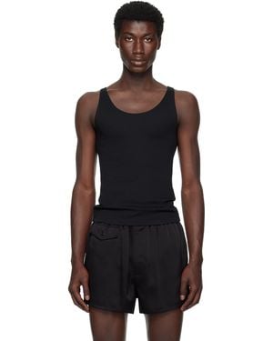 Peter Do Han Open Back Tank Top - Black