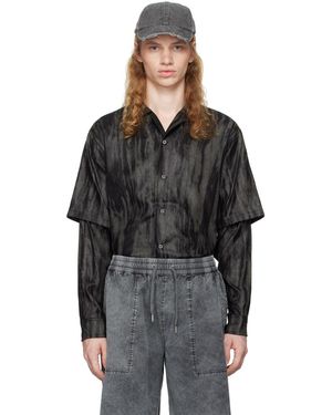 Han Kjobenhavn Two-Layered Shirt - Black