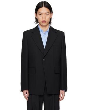 WOOYOUNGMI Veston ajusté noir