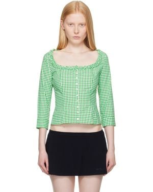 Sandy Liang Simona Blouse - Green