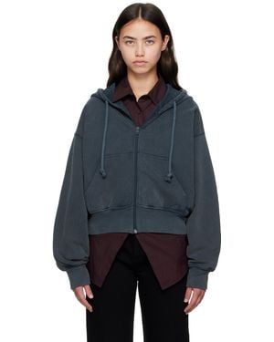 Acne Studios Zipper Hoodie - Black