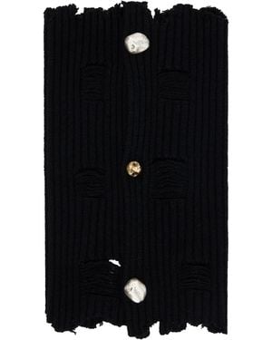 ANDERSSON BELL Roghen Wool Tube Scarf - Black