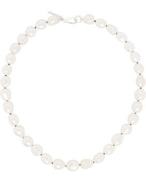 Sophie Buhai Simple Baroque Pearl Collar Necklace - White