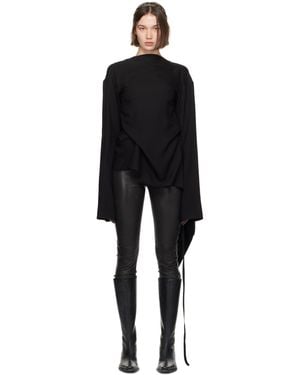 Ann Demeulemeester Hella トップス - ブラック