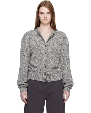 Magda Butrym Classic Marled Cardigan - Grey