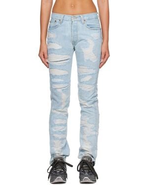NOTSONORMAL Destroyed Jeans - Blue